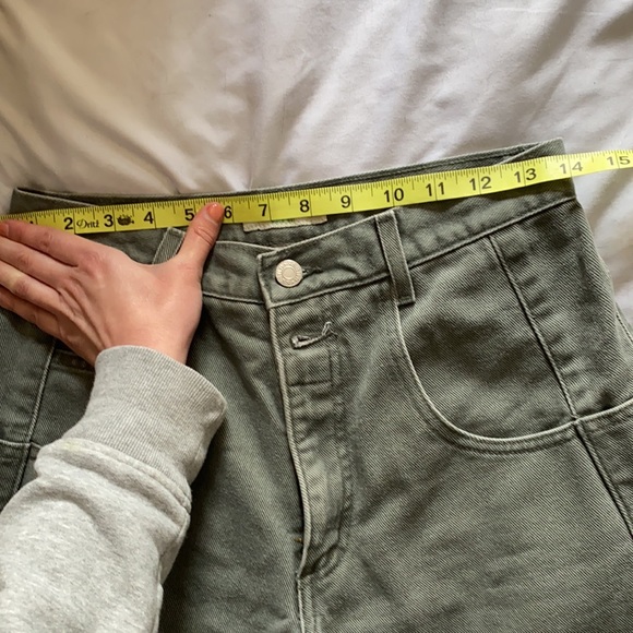 Vintage Guess Jeans Green/Gray Women’s sz 29 - Picture 8 of 14